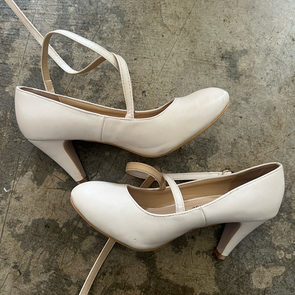 light pink heels